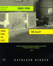 Front cover of Songs from the alley by Kathleen Hirsch