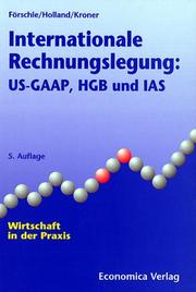 Front cover of Internationale Rechnungslegung by Gerhart Forschle