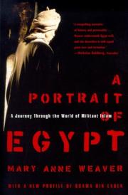 Front cover of A portrait of Egypt by Mary Anne Weaver