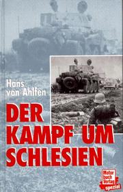 Front cover of Der Kampf um Schlesien by Hans von Ahlfen