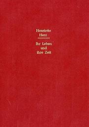 Front cover of Henriette Herz by Henriette de Lemos Herz