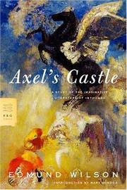 Front cover of Axel's castle by Edmund Wilson