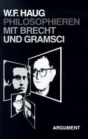 Front cover of Philosophieren mit Brecht und Gramsci by Wolfgang Fritz Haug