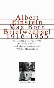 Cover of The Born-Einstein letters by Albert Einstein