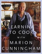 Cover of Learning to cook with Marion Cunningham by Marion Cunningham