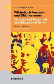 Front cover of Wörterbuch Personal- und Bildungswesen by Rory O'Flanagan