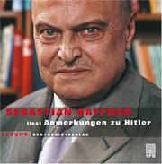 Front cover of Anmerkungen zu Hitler by Sebastian Haffner