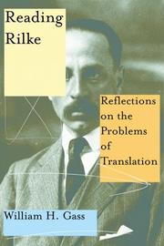 Cover of Reading Rilke by William H. Gass