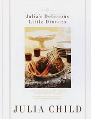 Front cover of Julia's delicious little dinners by Julia Child