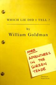 Front cover of Which lie did I tell? by William Goldman
