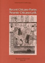 Front cover of Recent Chicano poetry by Ana Castillo