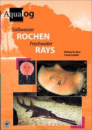 Front cover of Freshwater Rays (Aqualog-reference books) by R. Ross