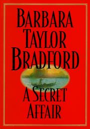 Front cover of A secret affair by Barbara Taylor Bradford