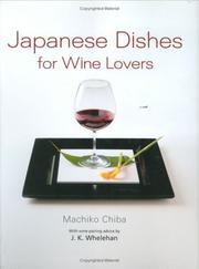 Front cover of Japanese dishes for wine lovers by Machiko Chiba