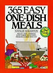 Cover of 365 Easy One Dish Meals Anniversary Edition by Natalie H. Haughton