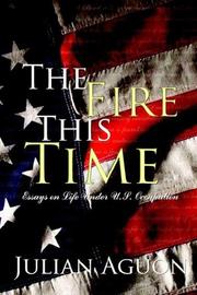 Cover of The fire this time by Julian Aguon
