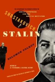 Front cover of Shostakovich and Stalin by Solomon Volkov