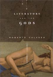 Front cover of Literature and the gods by Roberto Calasso