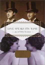 Cover of Love Speaks Its Name by J. D. Mcclatchy