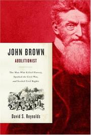 Front cover of John Brown, abolitionist by David S. Reynolds