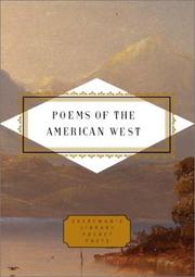 Front cover of Poems of the American West by Robert Mezey