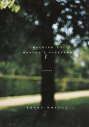 Cover of Walking to Martha's Vineyard by Franz Wright