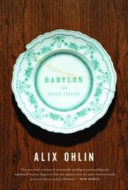 Cover of Babylon and Other Stories by Alix Ohlin