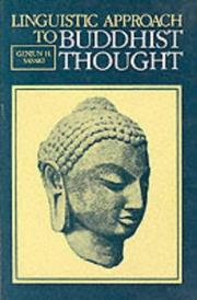 Cover of Linguistic approach to Buddhist thought by Genjun Sasaki