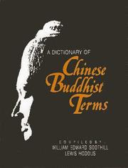 Front cover of A dictionary of Chinese Buddhist terms by William Edward Soothill