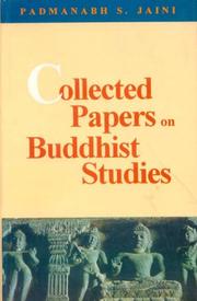Cover of Collected papers on Buddhist studies by Padmanabh S. Jaini