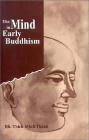 Front cover of The mind in early buddhism by Minh Thành Thích.