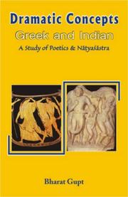 Front cover of Dramatic concepts Greek & Indian by Bharat Gupt