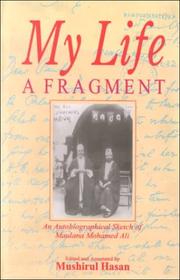 Front cover of My life, a fragment by Mohamed Ali