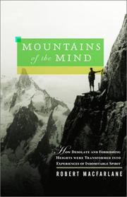 Cover of Mountains of the mind by Robert Macfarlane