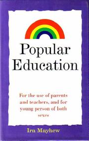 Cover of Popular Education by Ira Mayhew