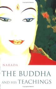 Front cover of The Buddha and His Teachings by Narada Mahathera