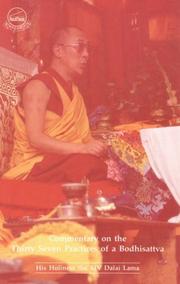 Cover of Commentary on the Thirty Seven Practices of a Bodhisattva (Library of Tibetan Works and Archives) by His Holiness Tenzin Gyatso the XIV Dalai Lama