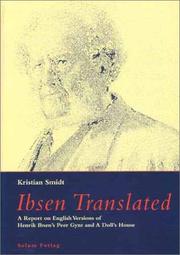 Front cover of Ibsen translated by Kristian Smidt
