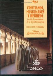 Cover of Cristianos, musulmanes y hebreos by Emilio Mitre Fernández