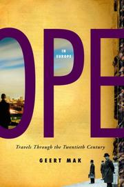 Cover of In Europa by Geert Mak