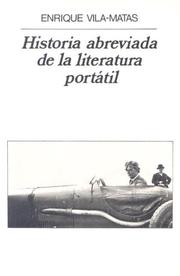 Cover of Historia abreviada de la literatura portátil by Enrique Vila-Matas