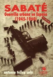 Cover of Sabate by Antonio Téllez