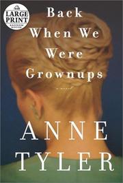 Cover of Back When We Were Grownups by Anne Tyler
