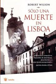 Cover of Sólo una muerte en Lisboa by Robert Wilson