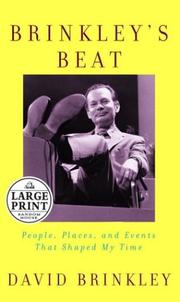Cover of Brinkley's beat by David Brinkley