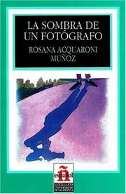 Front cover of La sombra de un fotografo by Rosana Acquaroni