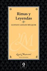 Front cover of Rimas y leyendas (Letras mayusculas) by Gustavo Adolfo Bécquer