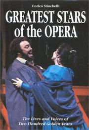 Front cover of Greatest Stars of the Opera by Enrico Stinchelli