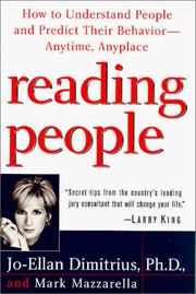 Cover of Reading people by Jo-Ellan Dimitrius