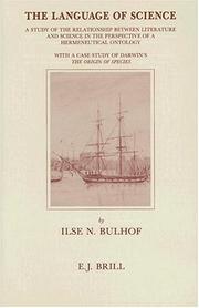 Front cover of The language of science by Ilse Nina Bulhof
